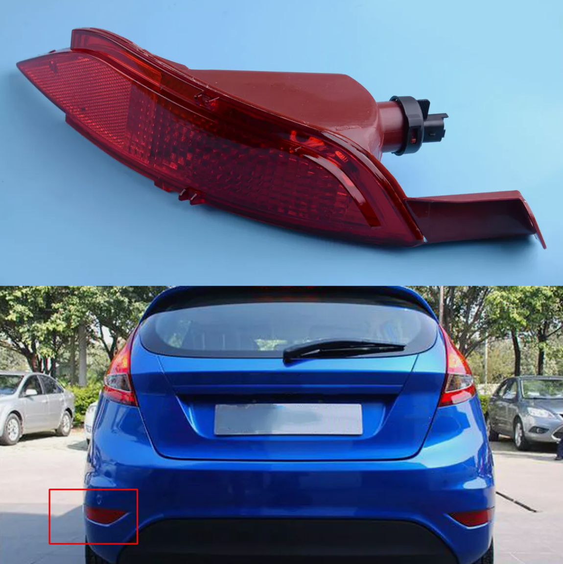 ნისლის ფარი FIESTA 2009-2017 უკანა მარცხენა  BP 76273 (ევროპული მოდელის)